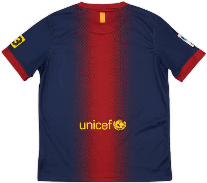 2012-13 Barcelona Home Shirt - 5/10 - (L.Boys)