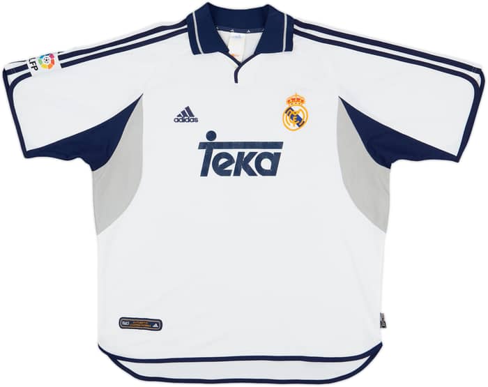 2000-01 Real Madrid Home Shirt Raul #7 - 7/10 - (XL)