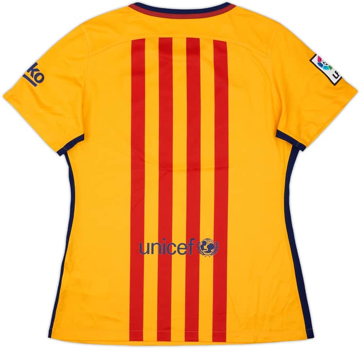 2015-16 Barcelona Away Shirt - 9/10 - (Women's L)