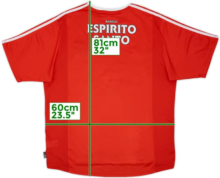 2003-04 Benfica Home Shirt - 6/10 - (XL)