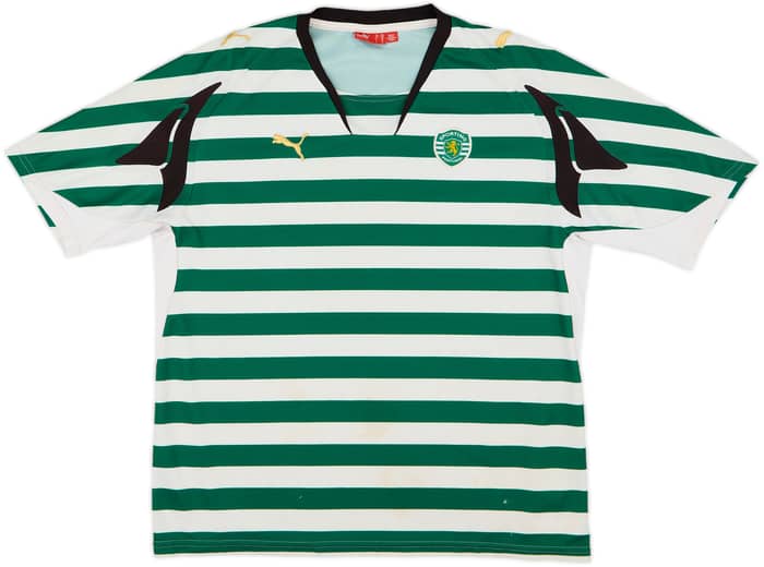 2007-08 Sporting CP Home Shirt - 5/10 - (XL.Boys)