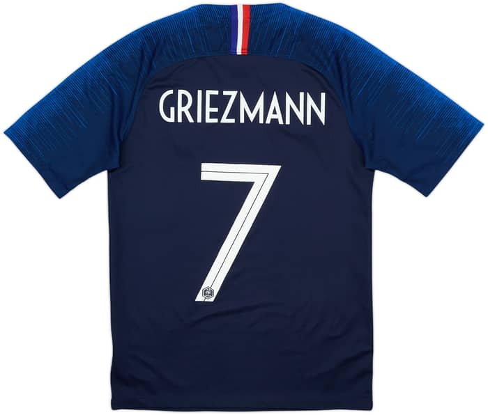 2018 France Home Shirt Griezmann #7 - 8/10 - (S)