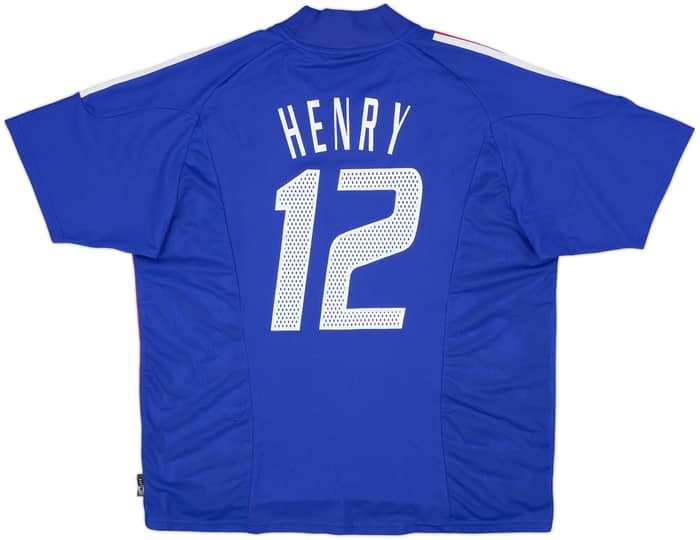 2002-04 France Home Shirt Henry #12 - 7/10 - (XL)