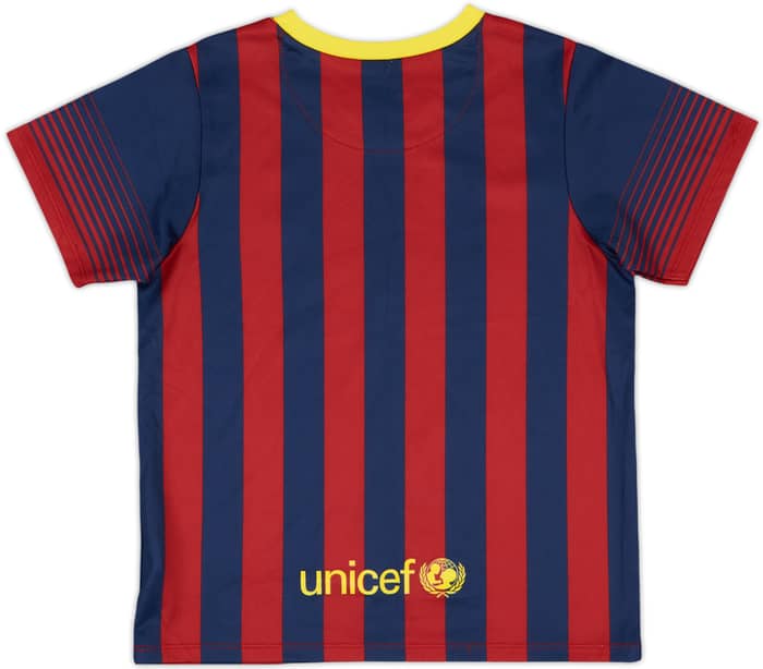 2013-14 Barcelona Home Shirt - 9/10 - (6-7 Years)