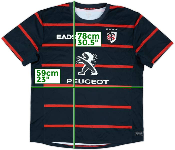 2013-14 Stade Toulousain Rugby Home Shirt - 8/10 - (XL)