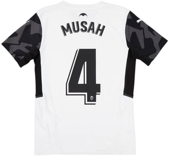 2021-22 Valencia Home Shirt Musah #4 - 6/10 - (S)