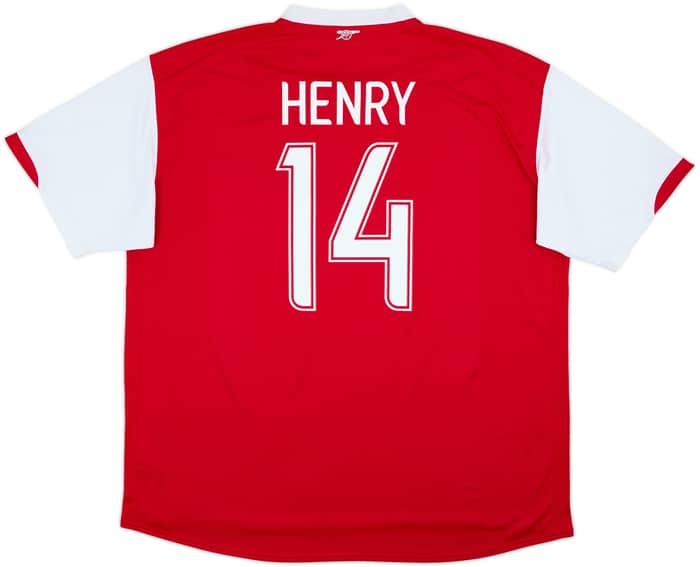 2006-08 Arsenal Home Shirt Henry #14 - 6/10 - (3XL)