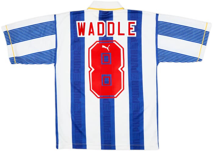 Camiseta de local del Sheffield Wednesday 1993-95 Waddle #8 - 7/10 - (S)