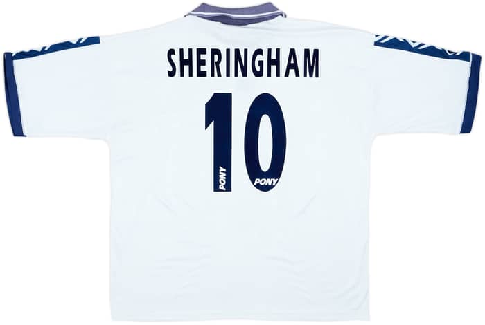 1995-97 Tottenham Home Shirt Sheringham #10 - 7/10 - (XXL)