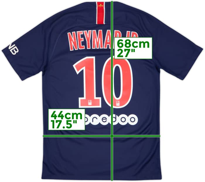2018-19 Paris Saint-Germain Home Shirt Neymar Jr #10 - 5/10 - (S)