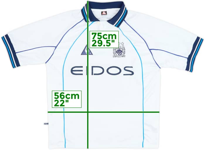 1999-00 Manchester City Away Shirt - 8/10 - (L)