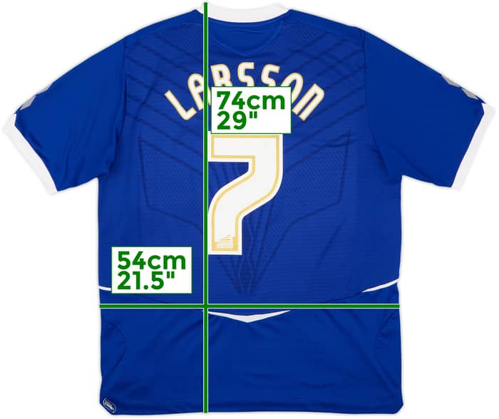 2008-09 Birmingham Home Shirt Larsson #7 - 6/10 - (L)