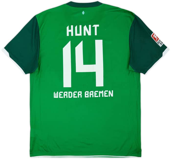 2010-11 Werder Bremen Home Shirt Hunt #14 - 6/10 - (L)