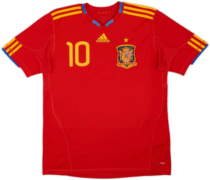 2009-10 Spain Home Shirt Fabregas #10 - 8/10 - (XL.Boys)