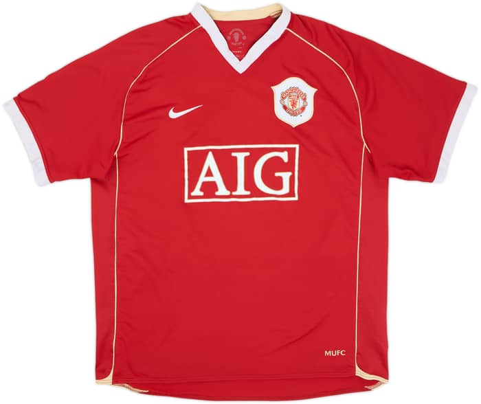 2006-07 Manchester United Home Shirt Rooney #8 - 6/10 - (L)