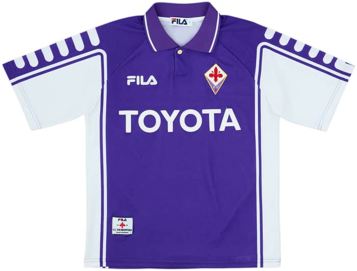 1999-00 Fiorentina Home Shirt Batistuta #9 - 8/10 - (S)