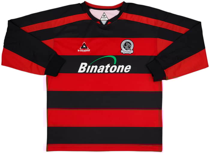 2005-06 QPR Away L/S Shirt Bircham #8 - 6/10 - (M)