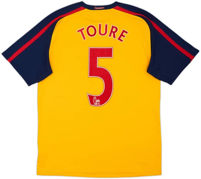 2008-09 Arsenal Away Shirt Toure #5 - 7/10 - (M)