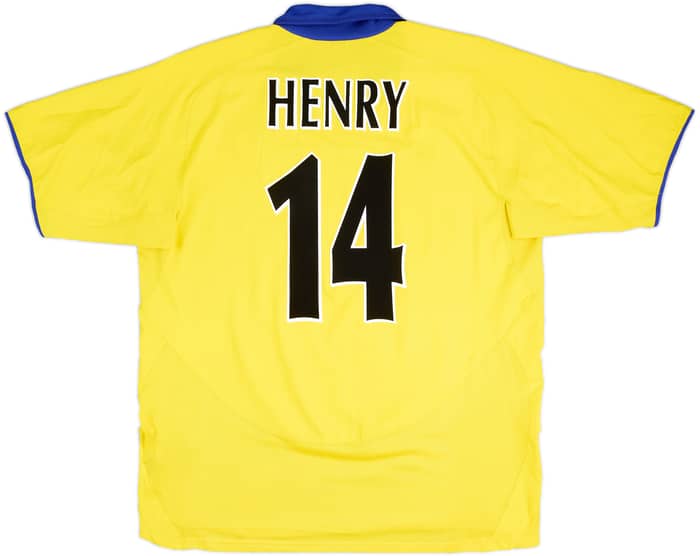 2003-05 Arsenal Away Shirt Henry #14 - 8/10 - (L)