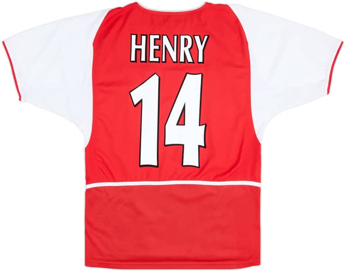 2002-04 Arsenal Home Shirt Henry #14 - 6/10 - (S)