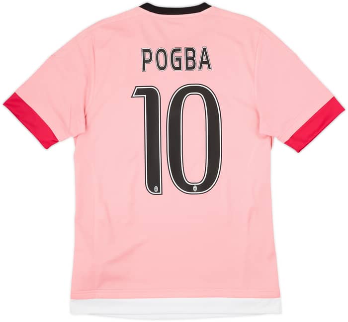 Camiseta de visitante de la Juventus 2015-16 Pogba #10 (S)