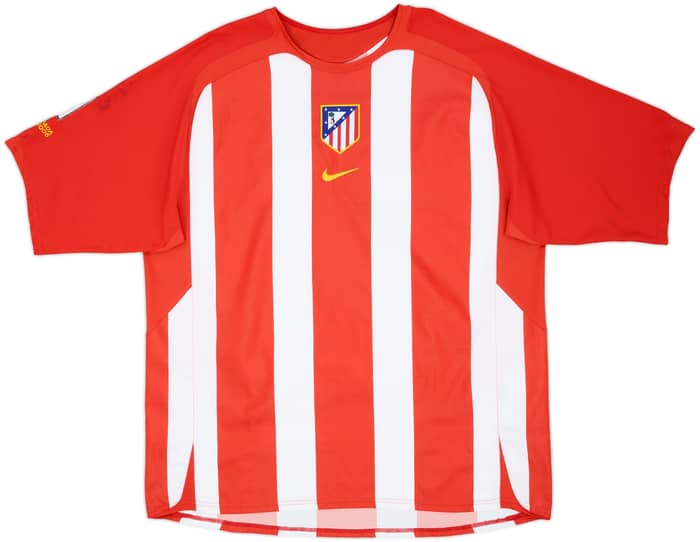 2005-06 Atletico Madrid Home Shirt F.Torres #9 - 4/10 - (XXL)