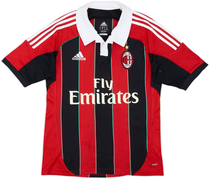 2012-13 AC Milan Home Shirt Balotelli #45 - 6/10 - (S)
