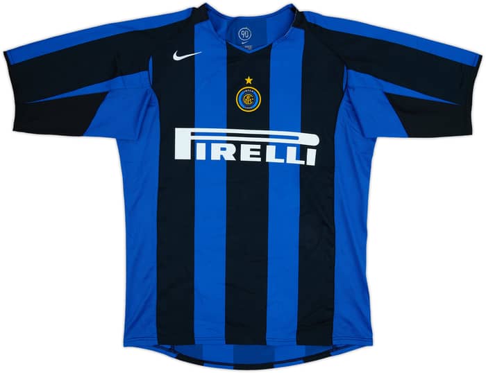 2004-05 Inter Milan Home Shirt Adriano #10 - 8/10 - (L)