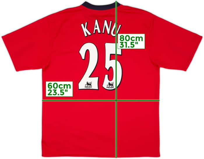 2004-06 West Brom Away Shirt Kanu #25 - 9/10 - (XL)