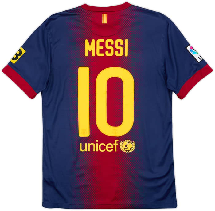 2012-13 Barcelona Home Shirt Messi #10 - 7/10 - (S)