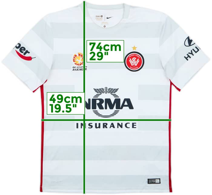 2015-16 Western Sydney Wanderers Away Shirt - 6/10 - (M)