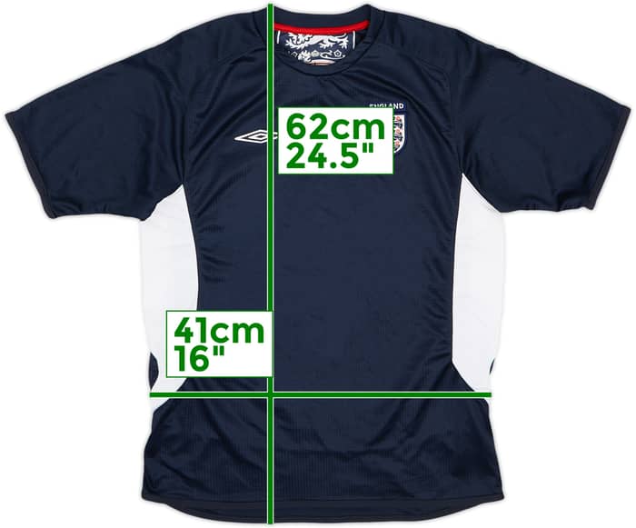 2004-06 England Umbro Training Shirt - 7/10 - (XL.Boys)