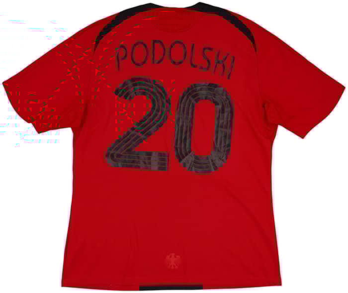 2008-09 Germany Away Shirt Podolski #20 - 6/10 - (L)