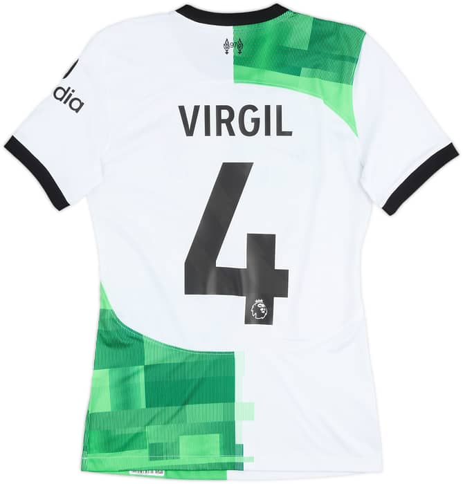 2023-24 Liverpool Authentic Away Shirt Virgil #4 - 8/10 - (S)