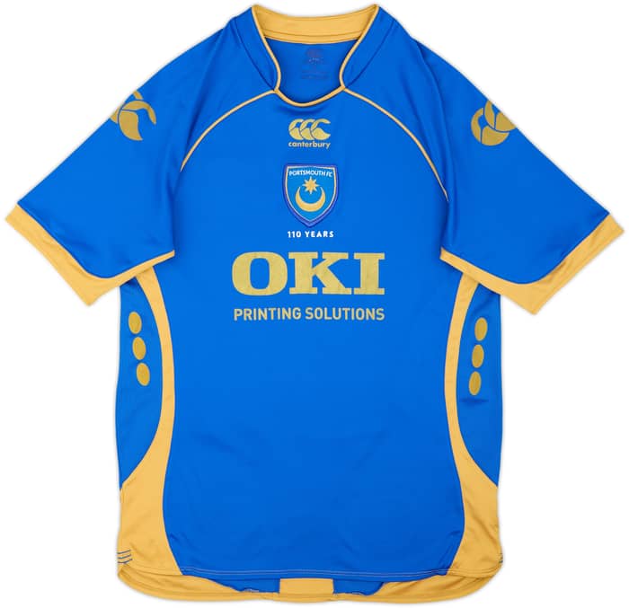 2008-09 Portsmouth Home Shirt Kanu #27 - 6/10 - (M)