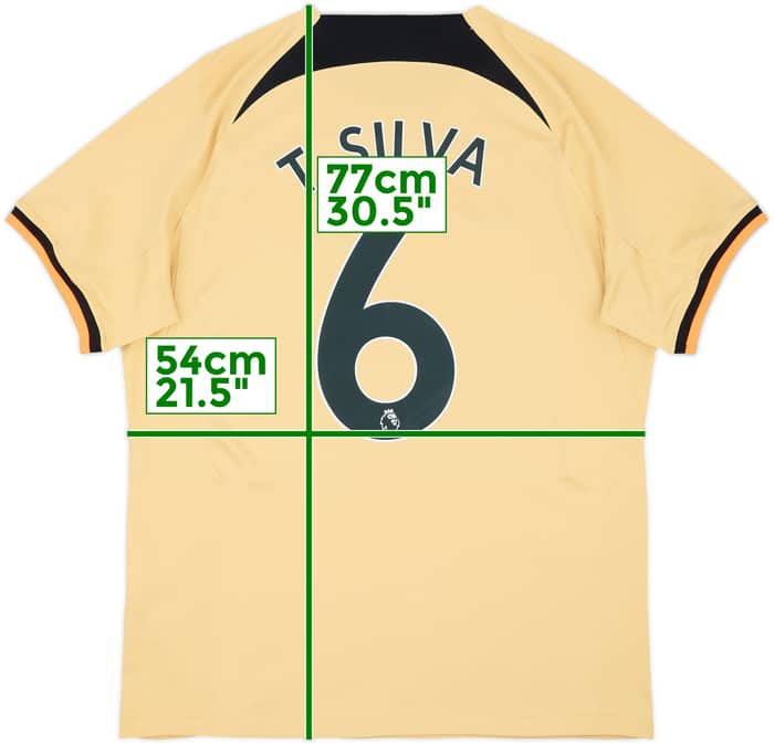 2022-23 Chelsea Third Shirt T. Silva #6 - 6/10 - (L)