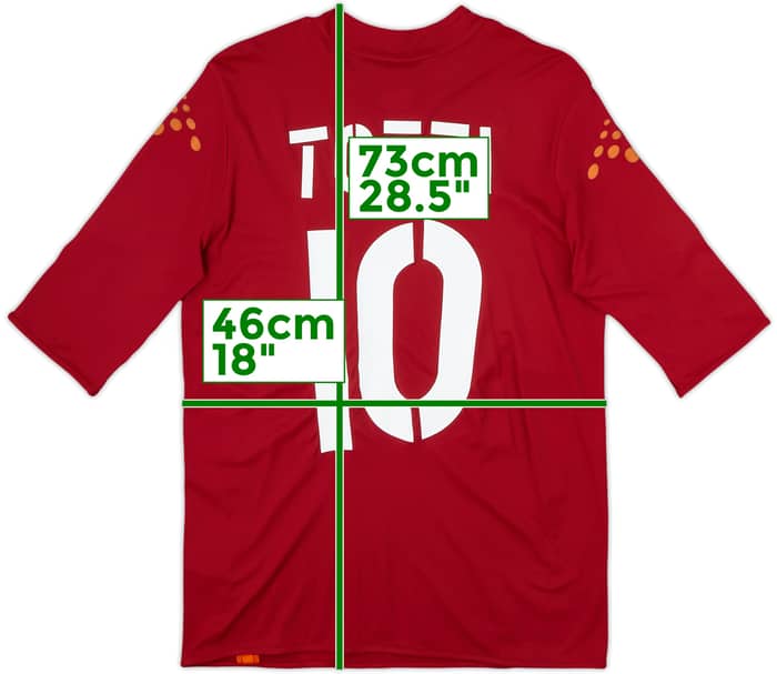 Camiseta de local de la Roma 2003-04 Totti #10 - 8/10 - (L)