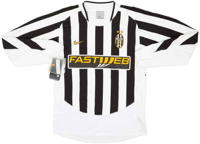 2003-04 Juventus Home L/S Shirt Del Piero #10 (S)