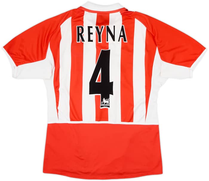 Camiseta de local del Sunderland 2002-04 Reyna #4 - 6/10 - (M)
