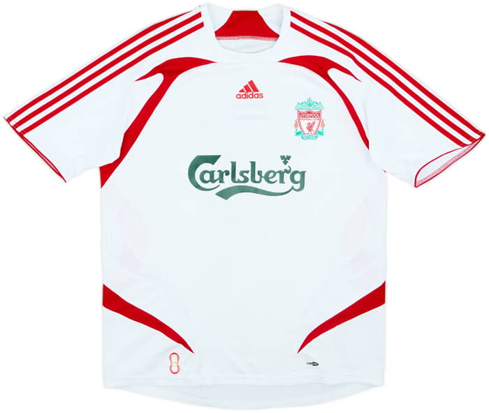 2007-08 Liverpool Away Shirt Gerrard #8 - 8/10 - (L)