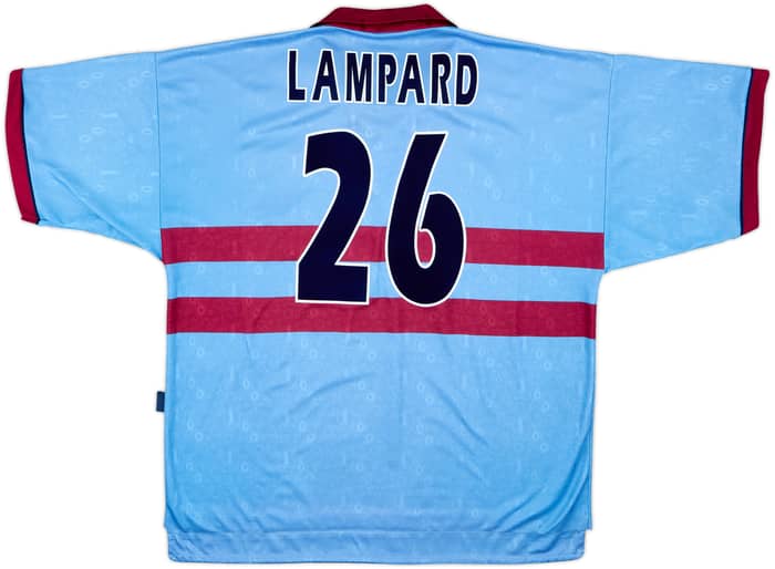Camiseta de visitante Centenario del West Ham 1995-97 Lampard #26 - 6/10 - (XXL)