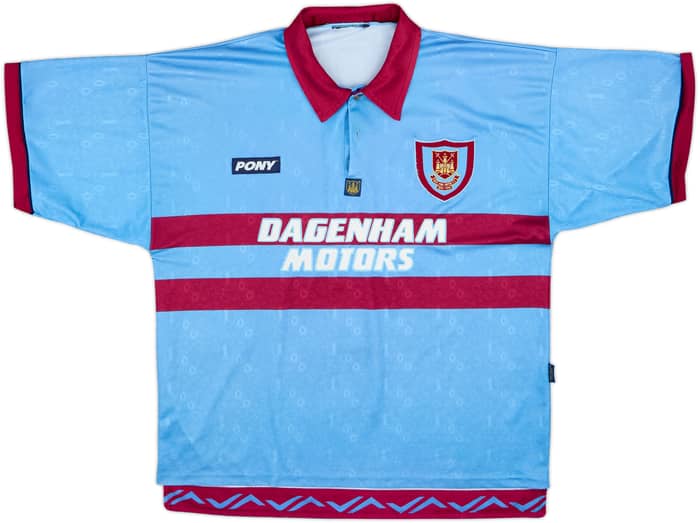 Camiseta de visitante Centenario del West Ham 1995-97 Lampard #26 - 6/10 - (XXL)
