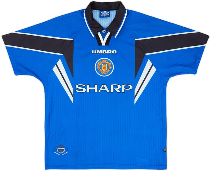 1996-98 Manchester United Third Shirt Beckham #10 - 8/10 - (XL)
