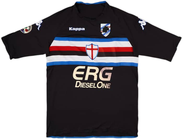 Camiseta de portero S/S de la Sampdoria 2006-07 emitida para partido Castellazzi #1