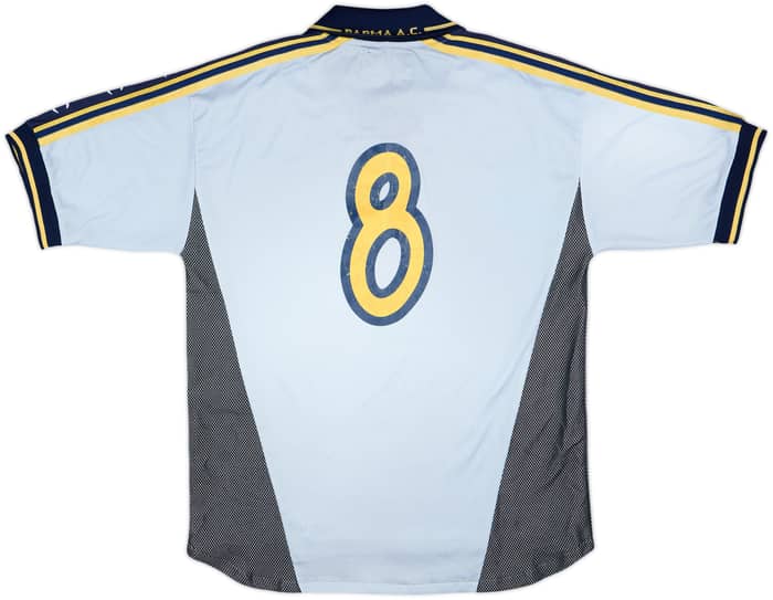 2000-01 Parma Youth Match Issue Away Shirt #8