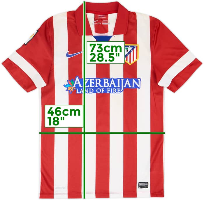2013-14 Atletico Madrid Home Shirt - 5/10 - (S)