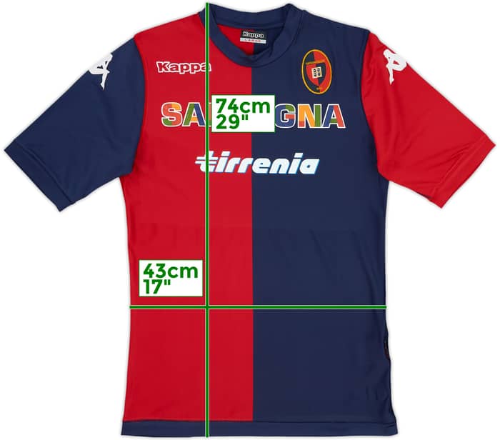 2013-14 Cagliari Home Shirt - 4/10 - (L)