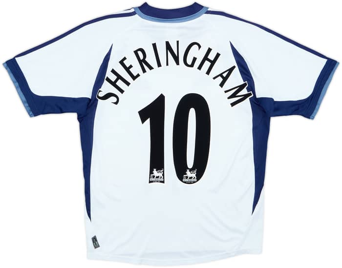 2001-02 Tottenham Home Shirt Sheringham #10 - 8/10 - (S)