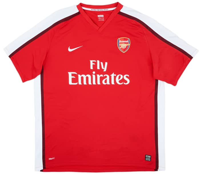 2008-10 Arsenal Home Shirt Vela #12 - 6/10 - (XXL)