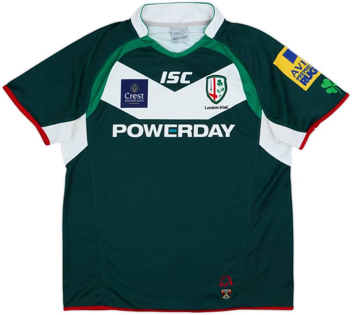 2013-14 London Irish Rugby Home Shirt - 8/10 - (XXL)